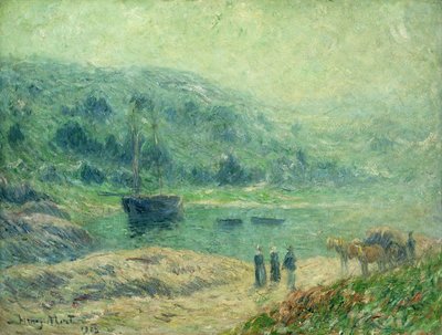 En vik i Bretagne; Creek i Bretagne, 1903 av Henry Moret