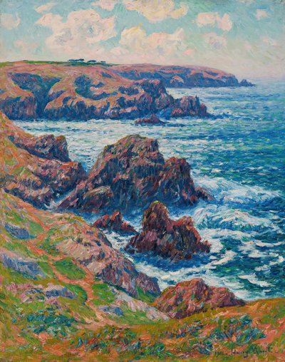 クレデンの地、ポワン ド ラズ、フィニステール、1911 年。スウェーデン av Henry Moret