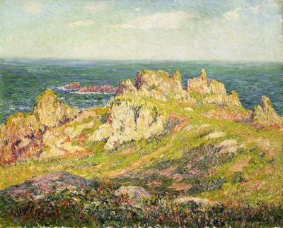 Stenar vid havet; Stenar vid havet, av Henry Moret