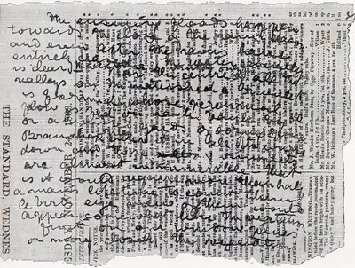 Fragment av Stanleys dagbok, illustration från 