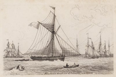 Blackwall Reach och Columbus i fjärran av Henry Moses
