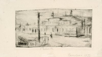 Järnvägsstationen i Randers av Henry Nielsen