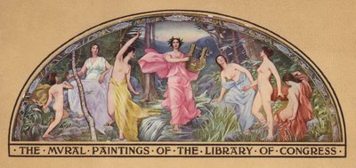 Den lyriska poesins musik (färglitografi) av Henry Oliver Walker