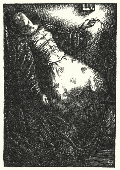 Matthew Arnolds dikt: The Forsaken Merman (gravyr) av Henry Ospovat