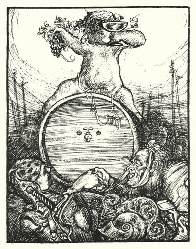Shakespeares sång: "In thy vats our cares be drown