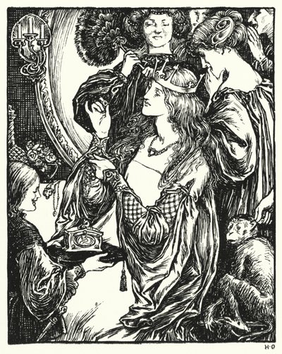 Shakespeares sonetter, Sonnet XCVI (lito) av Henry Ospovat