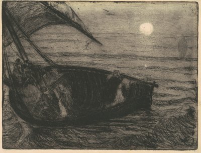 Kristus går på vattnet av Henry Ossawa Tanner