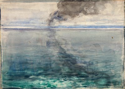 Crossing the Atlantic Return Home, 1894. av Henry Ossawa Tanner
