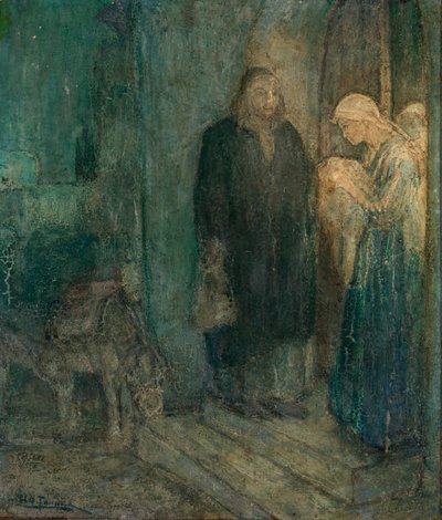 Avresa till Egypten på värdshuset. av Henry Ossawa Tanner