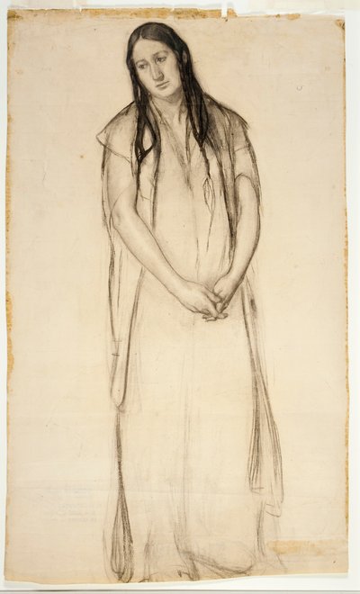 Studie för Rachel från Bibelns mödrar av Henry Ossawa Tanner