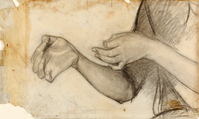 Studie av två händer av Henry Ossawa Tanner