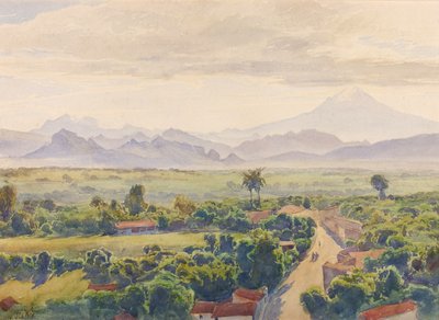 Utsikt över Cuernavaca av Henry Otto Wix