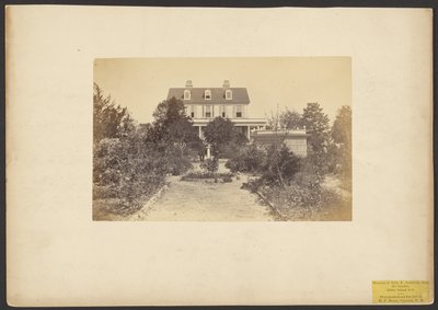 John E. Seabrooks herrgård, från trädgården. Edisto Island, South Carolina av Henry P. Moore