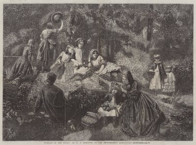 Semester i skogen av Henry Peach Robinson