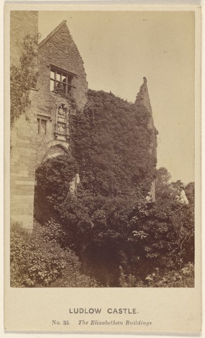 Ludlow Castle. De elisabetanska byggnaderna. av Henry Peach Robinson