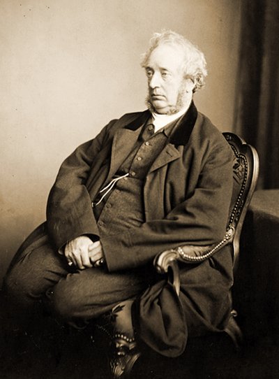 Porträtt av Dr. Hugh Welch Diamond, 1869 (sepiafoto) av Henry Peach Robinson