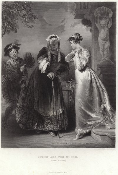 Juliet och sjuksköterskan av Henry Perronet Briggs