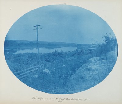 Från Wagon Road vid S. St. Paul, Minn. Ser nedströms av Henry Peter Bosse