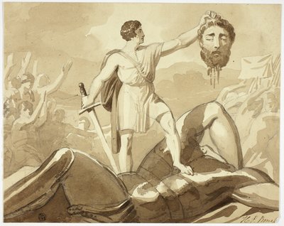David och Goliat av Henry Pierce Bone
