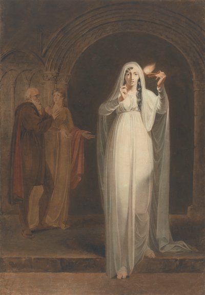 Sömnvandringsscenen i Macbeth av Henry Pierce Bone