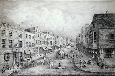 The High Street, Guildford, Surrey av Henry Prosser