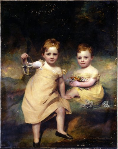 Dubbelporträtt av William Thorold Wood och Charles Thorold Wood av Henry Raeburn