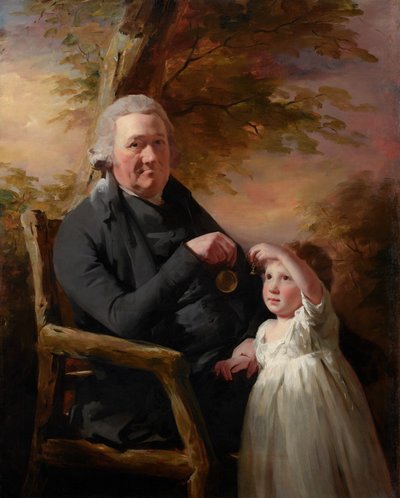 John Tait och hans sonson, ca 1793, med tillägg ca 1800 (olja på duk) av Henry Raeburn