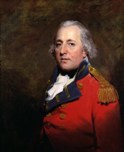 Porträtt av major Alexander Stewart av Henry Raeburn