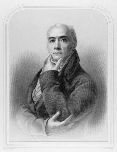 Porträtt av Sir Henry Raeburn (1756-1823), graverad av T.W. Riddare (se även 68024) av Henry Raeburn
