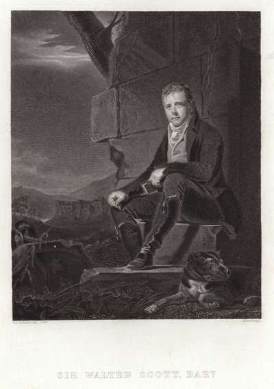 Porträtt av Sir Walter Scott av Henry Raeburn