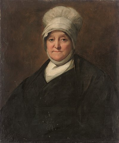Porträtt av en dam, traditionellt identifierad som Dame Margaret Anne Taylor av Henry Raeburn