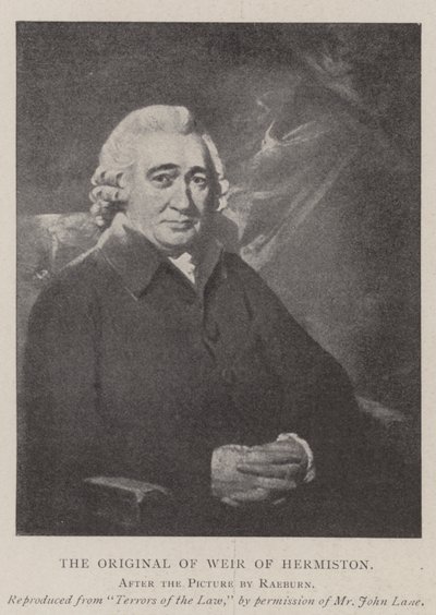 Originalet av Weir of Hermiston av Henry Raeburn