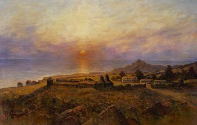 Fort Ross. Rysk-amerikanska kompaniets uppgörelse, ca. 1880 av Henry Raschen