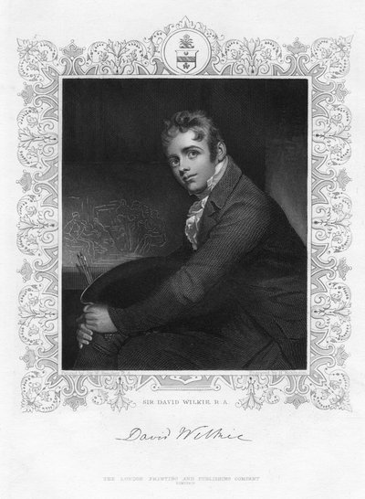 Sir David Wilkie 1785-1841, skotsk målare, 1800-talet. av Henry Robinson