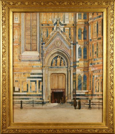 Den södra dörren till Duomo, Florens, Italien av Henry Roderick Newman
