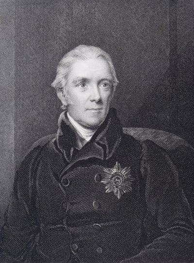 Sir Henry Halford, graverad av John Cochran (fl.1821-65) av Henry Room