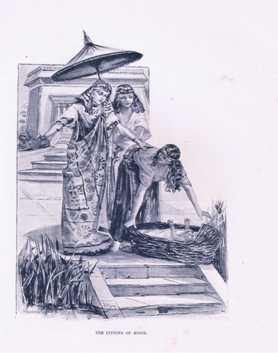 Upptäckten av Moses av Henry Ryland