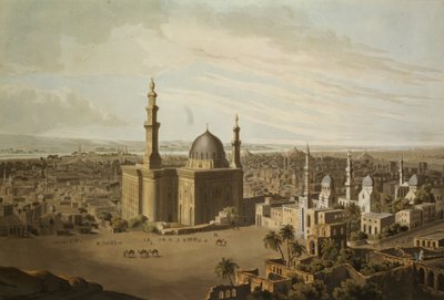 Utsikt över Grand Cairo, graverad av Daniel Havell (1785-1826) 1809 av Henry Salt