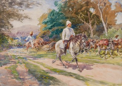 En kolonial officer, möjligen Haiti, ca 1900 av Henry Sandham
