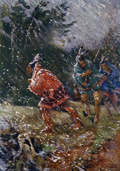 Jakt i hårt väder av Henry Sandham