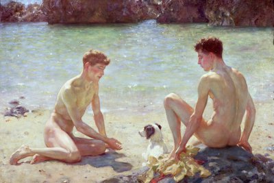 Kamrater, 1924 av Henry Scott Tuke