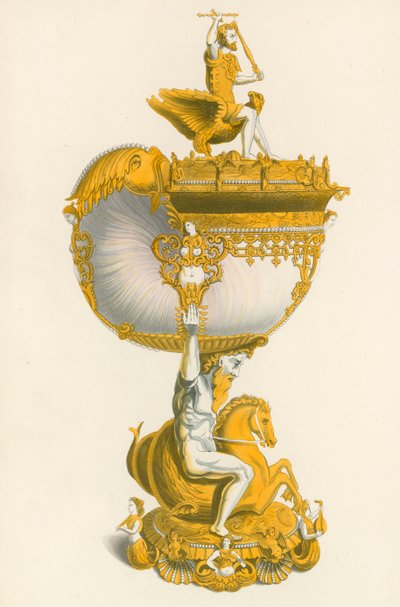 Cup, i hennes majestäts samling i Windsor, ca 1530 av Henry Shaw