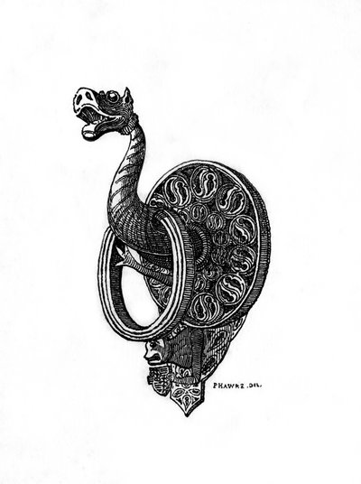 Dörrknacka, sent 1300-tal, 1843. av Henry Shaw