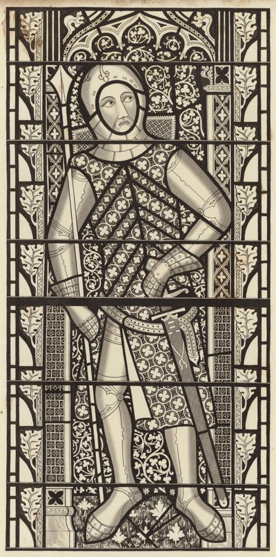 Gilbert de Clare, Earl of Clare, från Tewkesbury Abbey Church, omkring 1340 av Henry Shaw