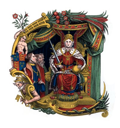 Inledande bokstav C, 1563, 1843. av Henry Shaw