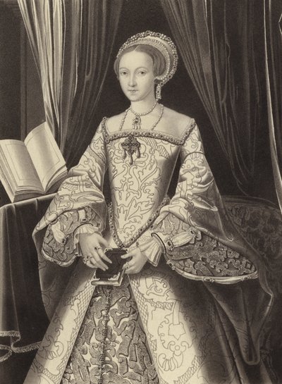 Prinsessan Elizabeth, den blivande drottningen Elizabeth I, ca 1545 av Henry Shaw