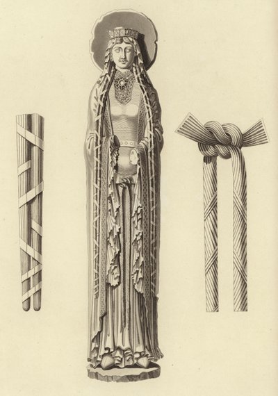 Drottning Clotilda, daterad omkring 1100 av Henry Shaw