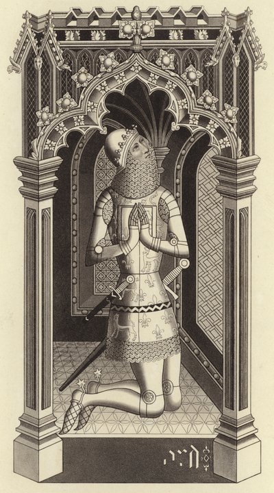 The Black Prince, omkring 1355, från St Stephen