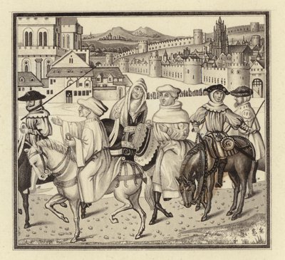 Pilgrimsfärden i Canterbury av Henry Shaw