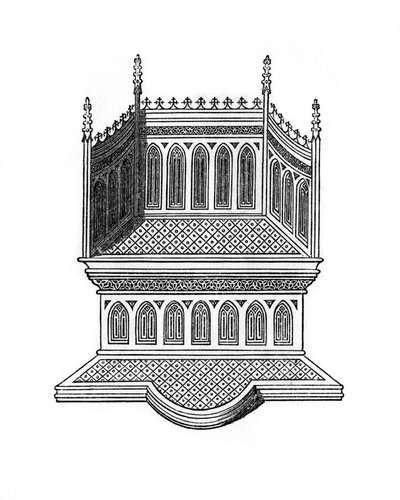 Throne, 1843. av Henry Shaw